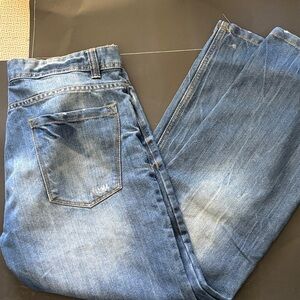 Classic Blue Straight Leg Men's Jeans